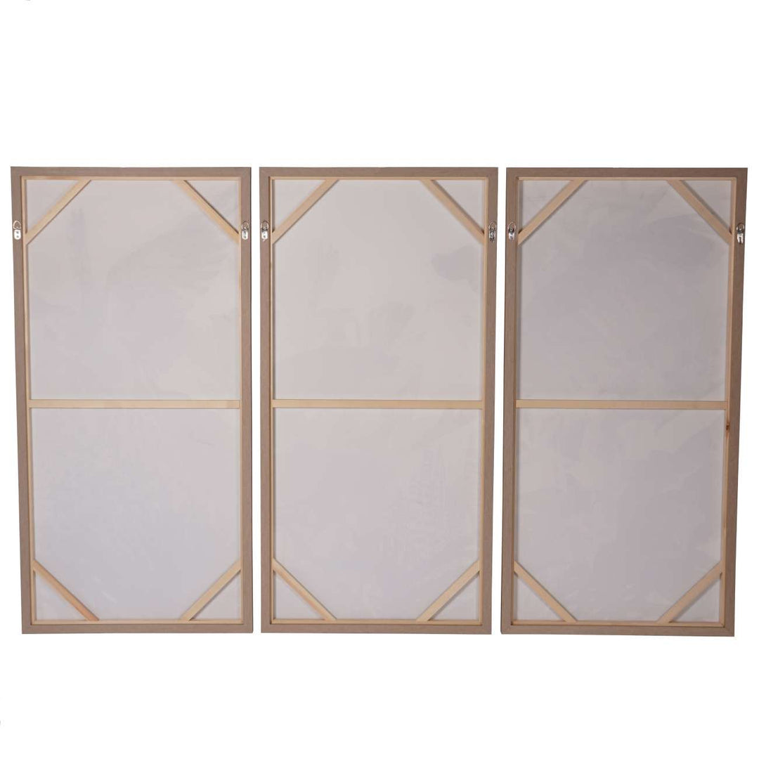 Tropical Birds Set of 3 Framed Canvas Wall Art 210x140cm