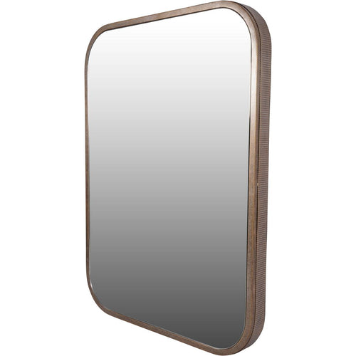 Belvedere Aged Gold Rectangular Mirror 102x76cm
