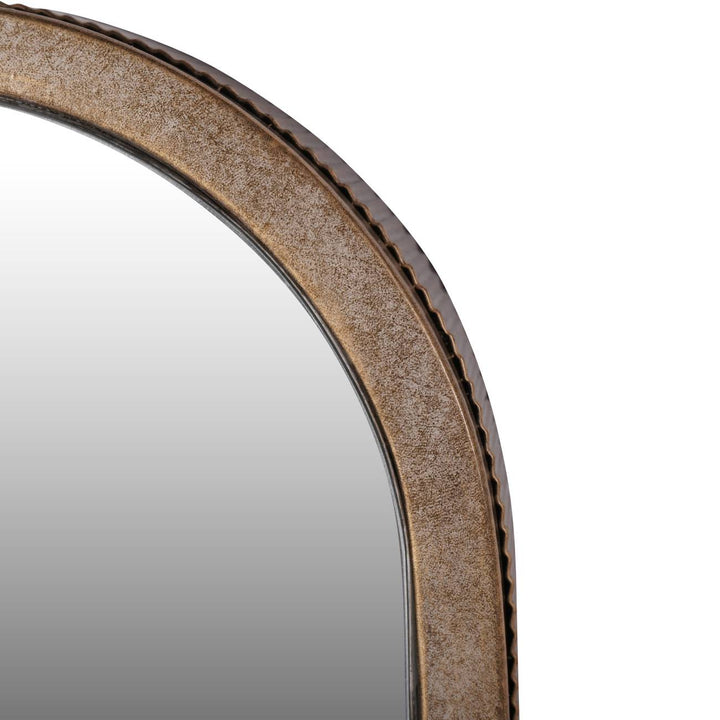 Belvedere Aged Gold Rectangular Mirror 102x76cm