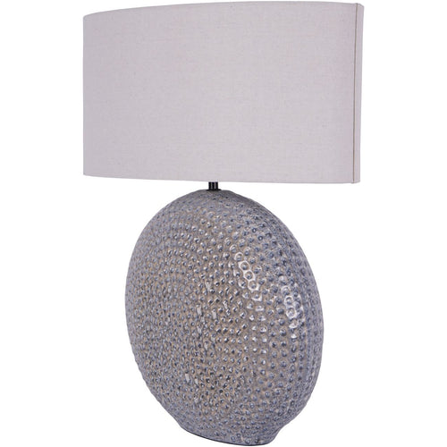 Lugo Ceramic Table Lamp Grey