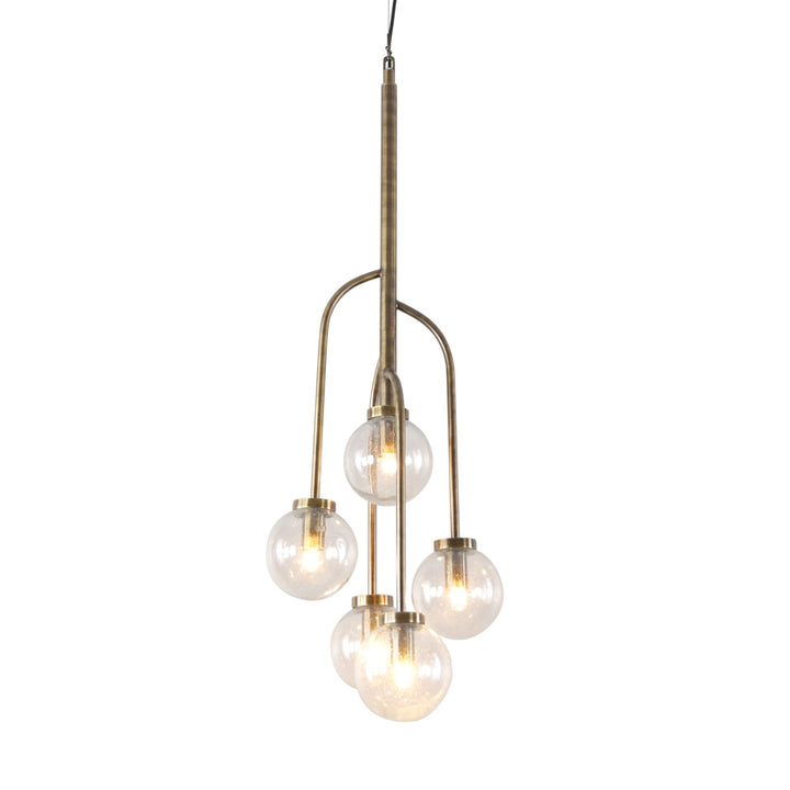 Wellesley Globe Five Lamp Pendant