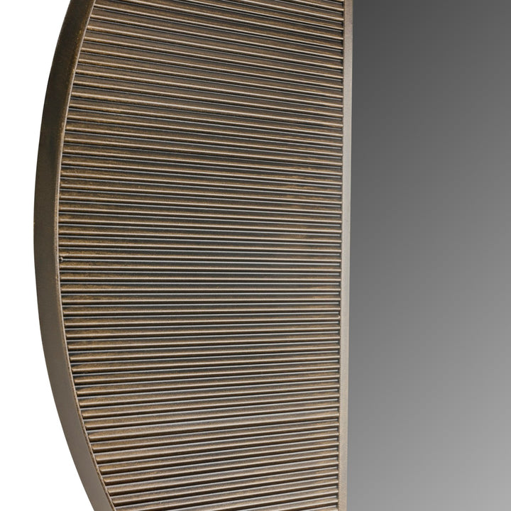 Belvedere Black Wall Mirror 90cm
