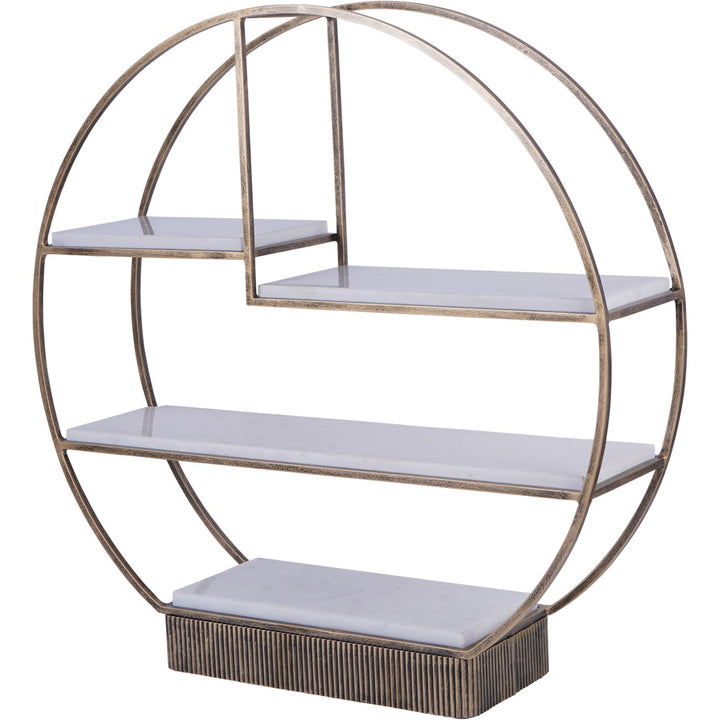 Belvedere Aged Gold Multi Tier Stand Large