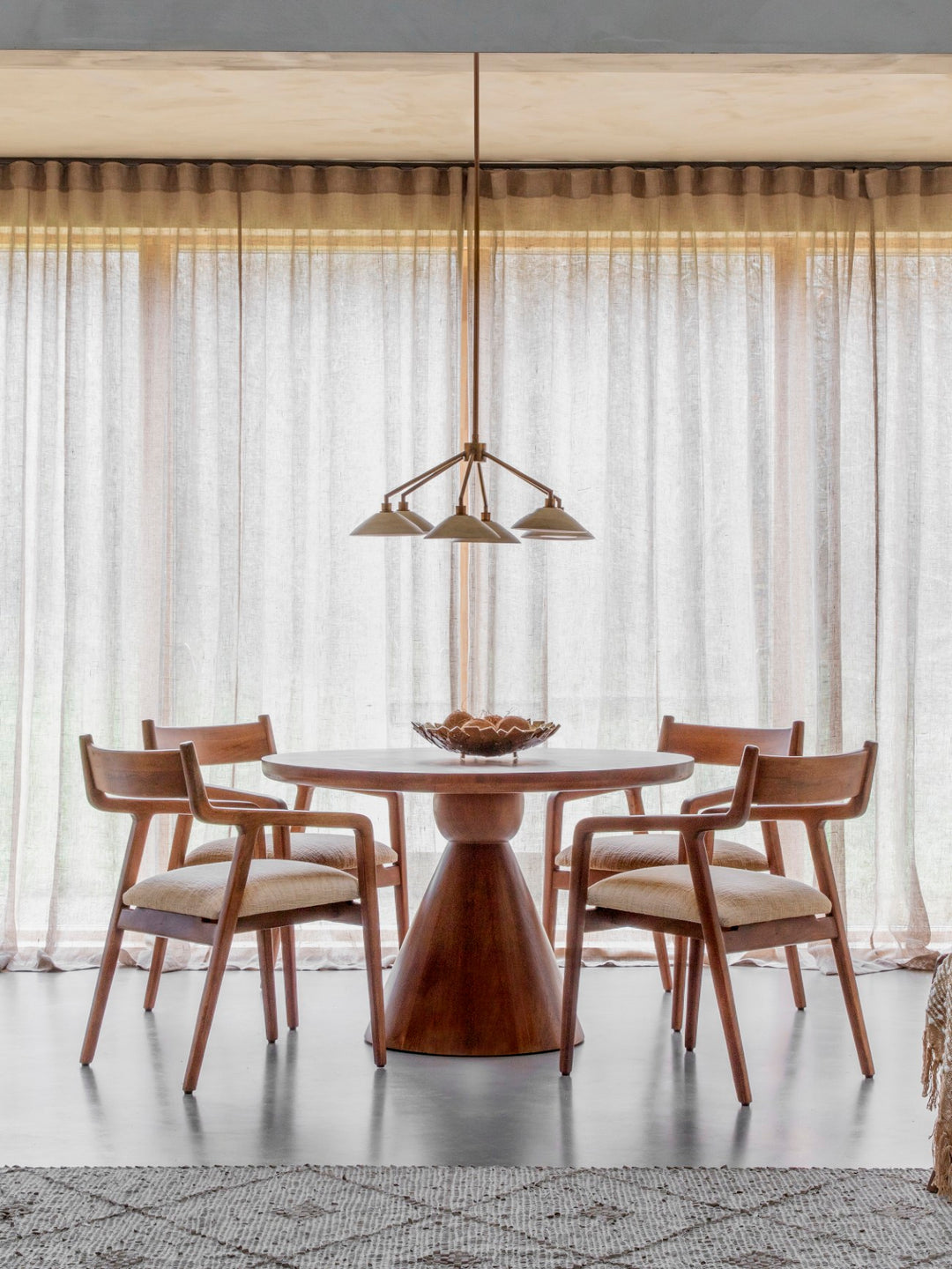 Monterey Round Wooden Dining Table