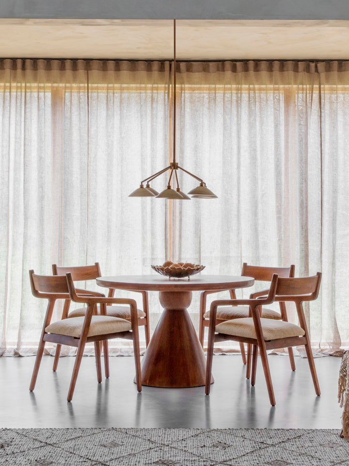 Monterey Round Wooden Dining Table