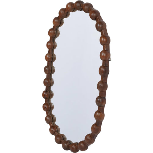 Carmel Oval Wooden Carved Mirror
