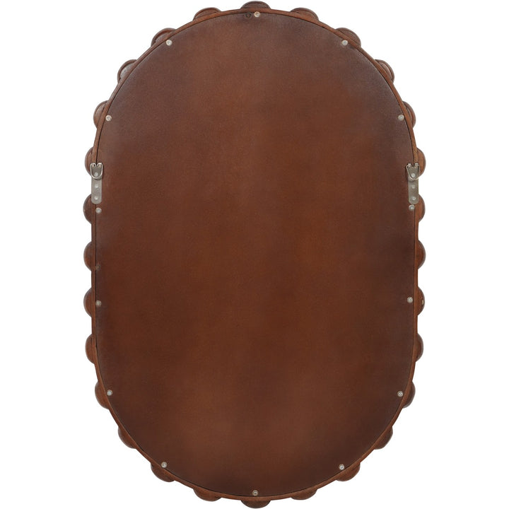 Carmel Oval Wooden Carved Mirror