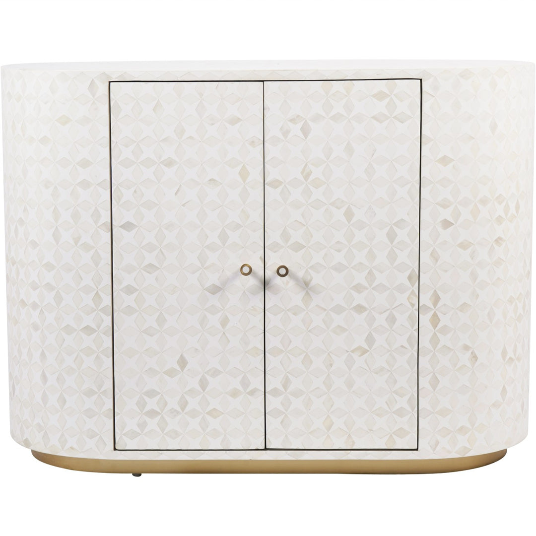 Aspen Bone Inlay Two Door Cabinet