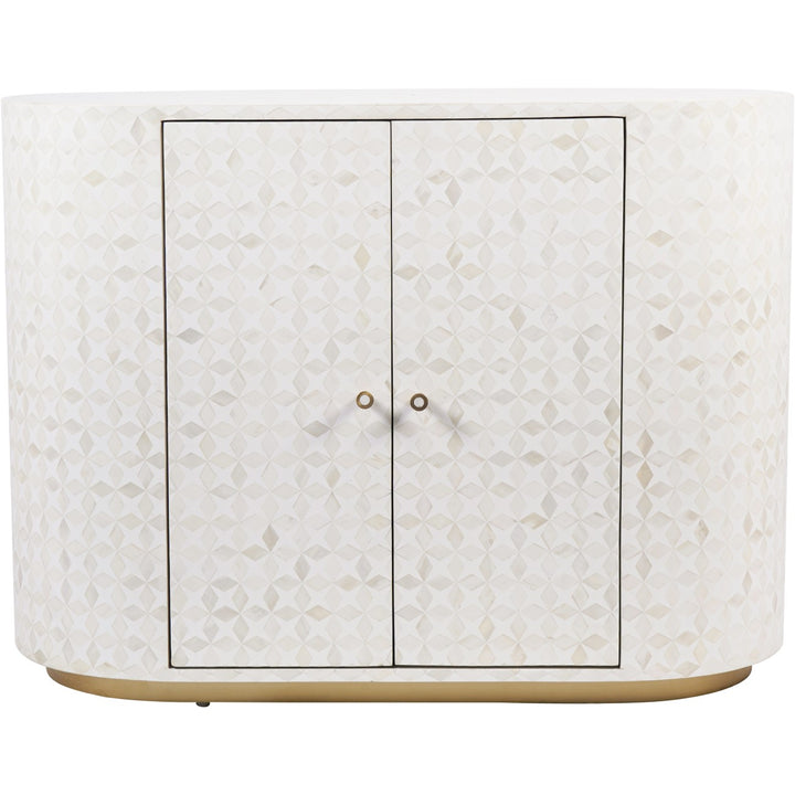 Aspen Bone Inlay Two Door Cabinet