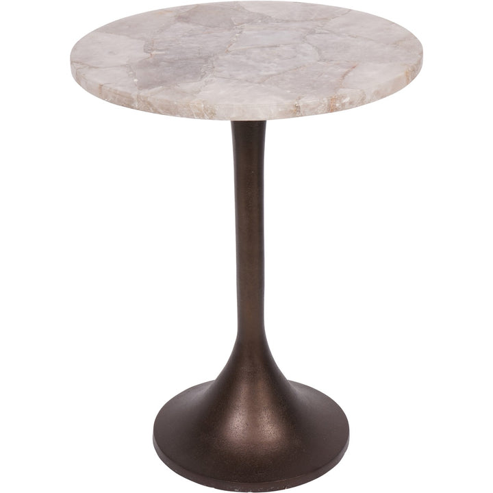 Bosworth Smokey Quartz Side Table 42cm
