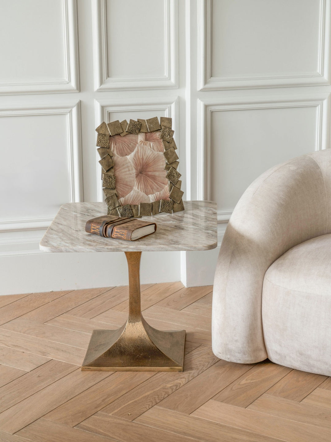 Morchino Marble Side Table 55cm