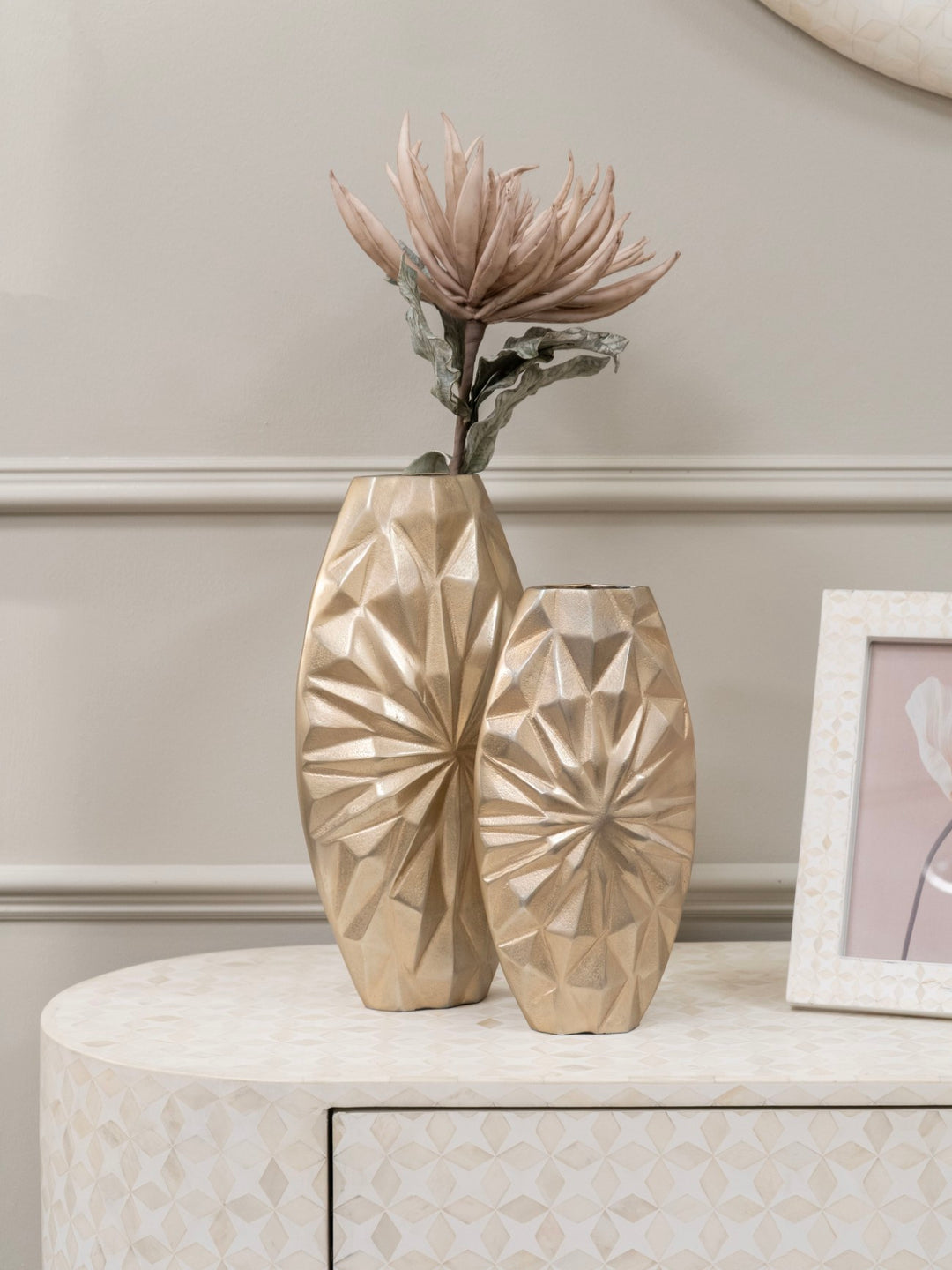 Hatton Cast Aluminium Vase 40cm