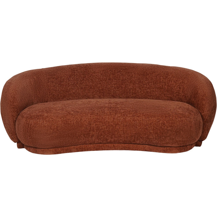 Waverley Curved Sofa Terracotta
