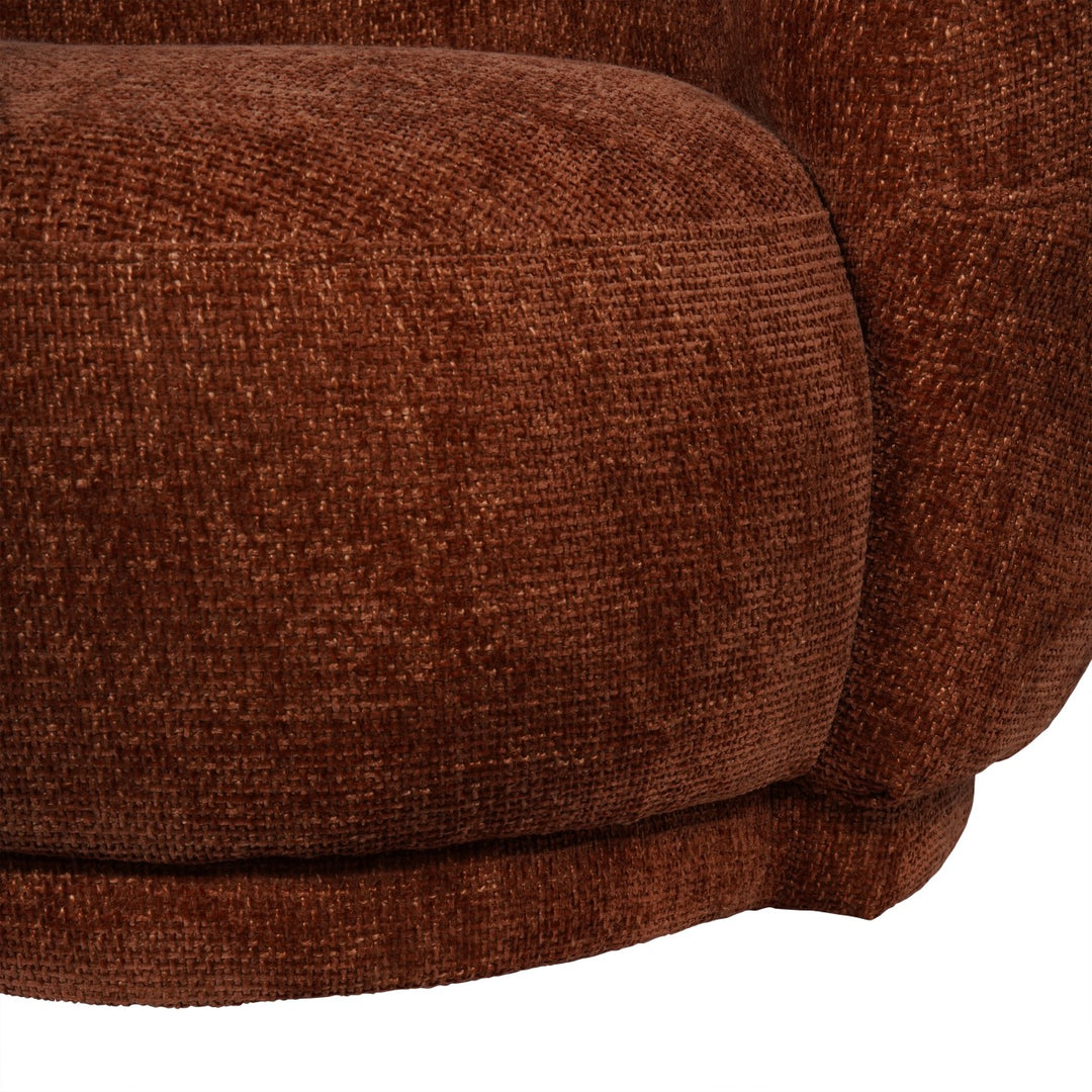 Waverley Curved Sofa Terracotta