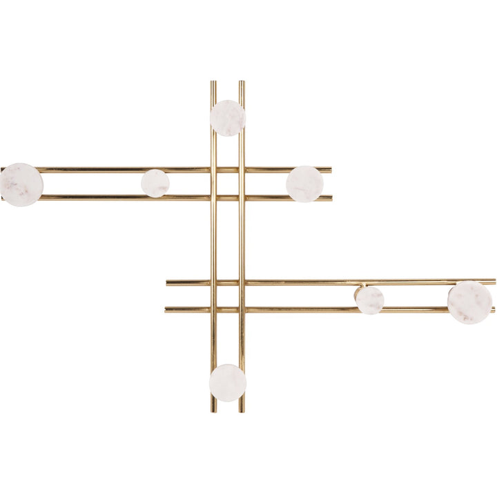 Genoa Iron and Marble Seven Wall Hanger