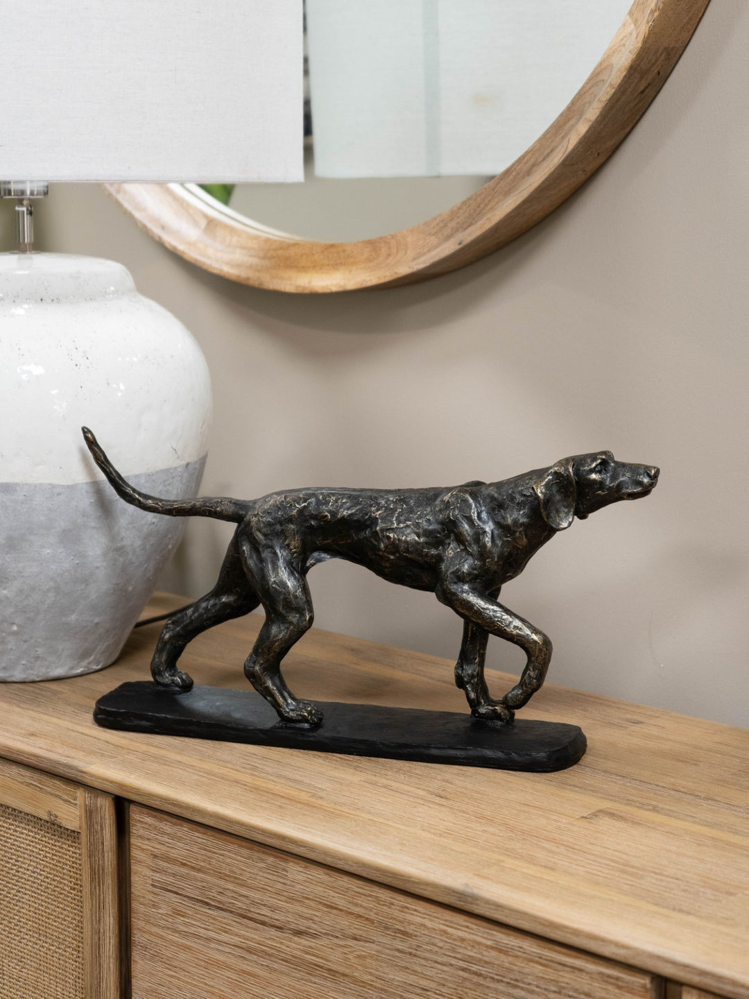 Hunter Dog Sculpture