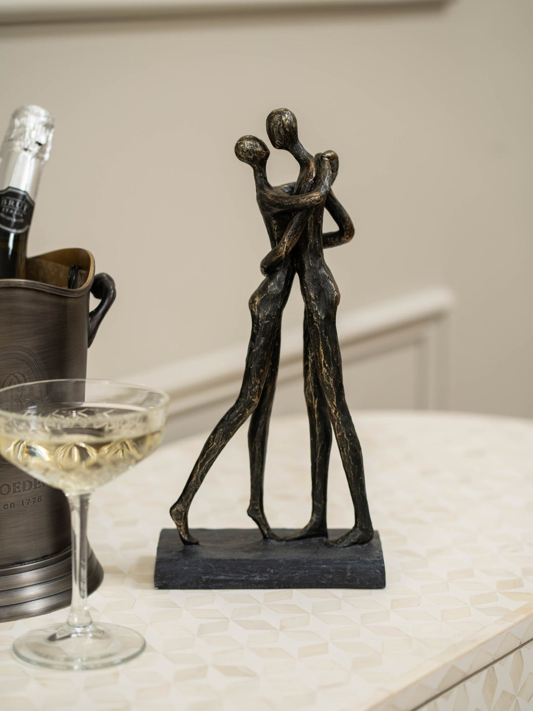 Lovers Embrace Sculpture