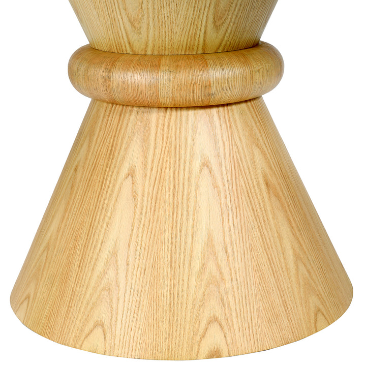 Canberra Round Wooden Dining Table on Pedestal Base 150cm Diameter