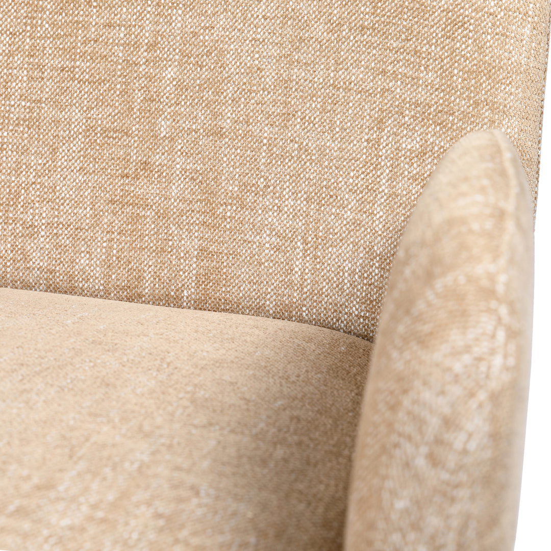 Eska Carver Upholstered Dining Chair Wheat