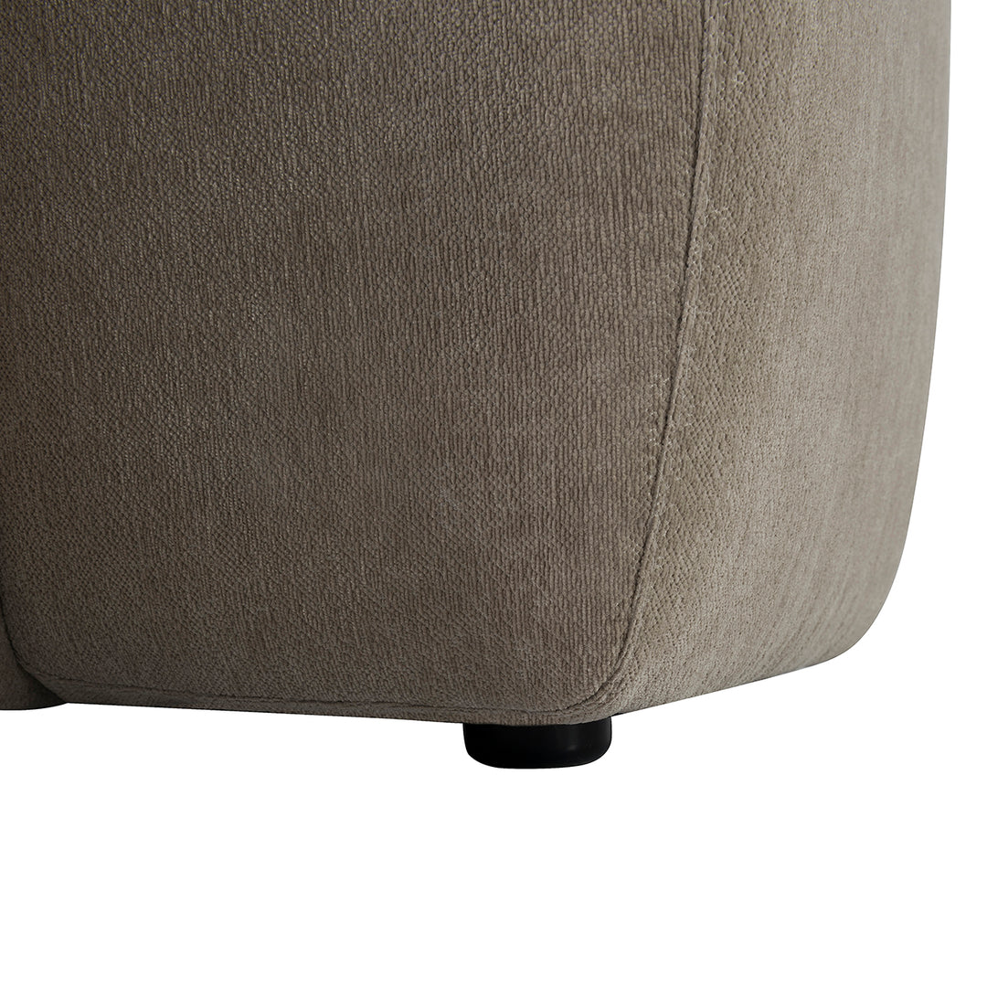 Wicklow Sectional Sofa with Ottoman Natural