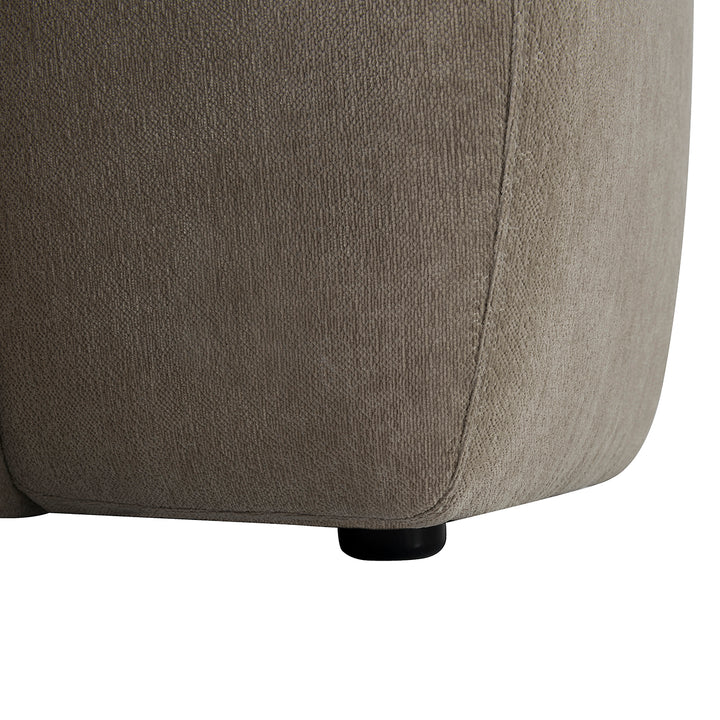 Wicklow Sectional Sofa with Ottoman Natural