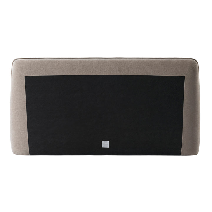 Darley Upholstered 5' King Sized bed frame in Soft Beige