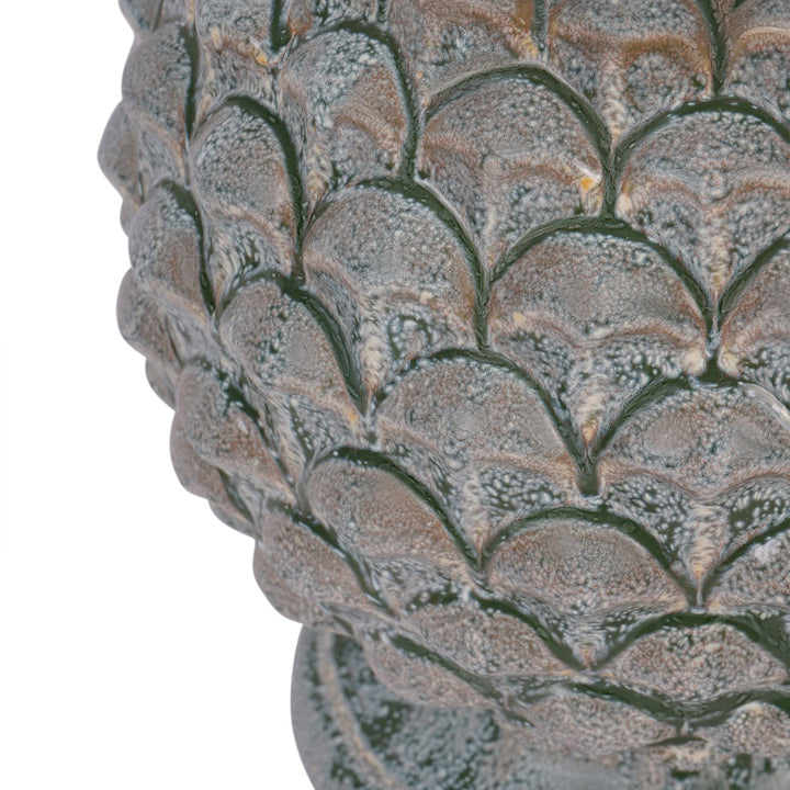 Verona Glazed Ceramic Table Lamp with Shade E27 60W