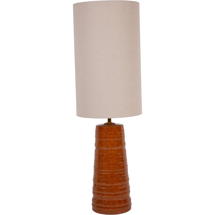 Tivoli Ceramic Table Lamp Terracotta with Shade E27 60W