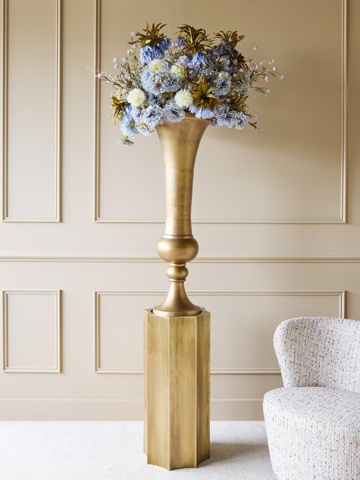 Brockley Antique Brass Planter 100cm