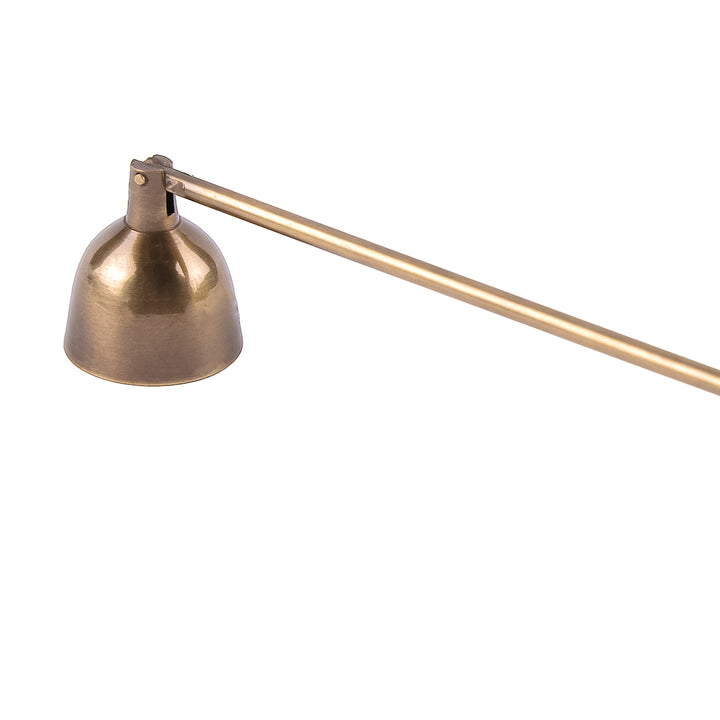 Harris Antique Brass Candle Snuffer with Bone Inlay Handle