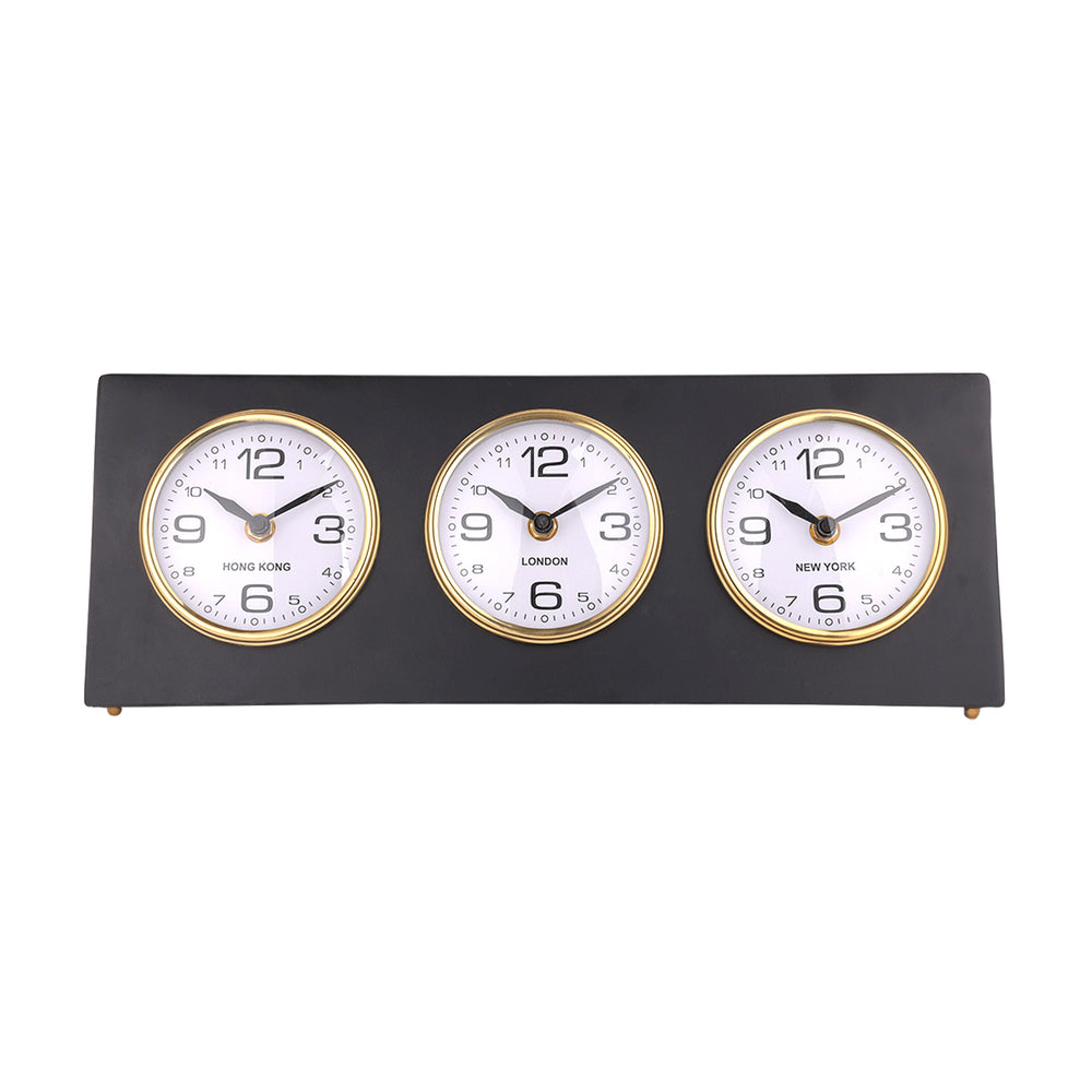 Retro World City Desk Clock