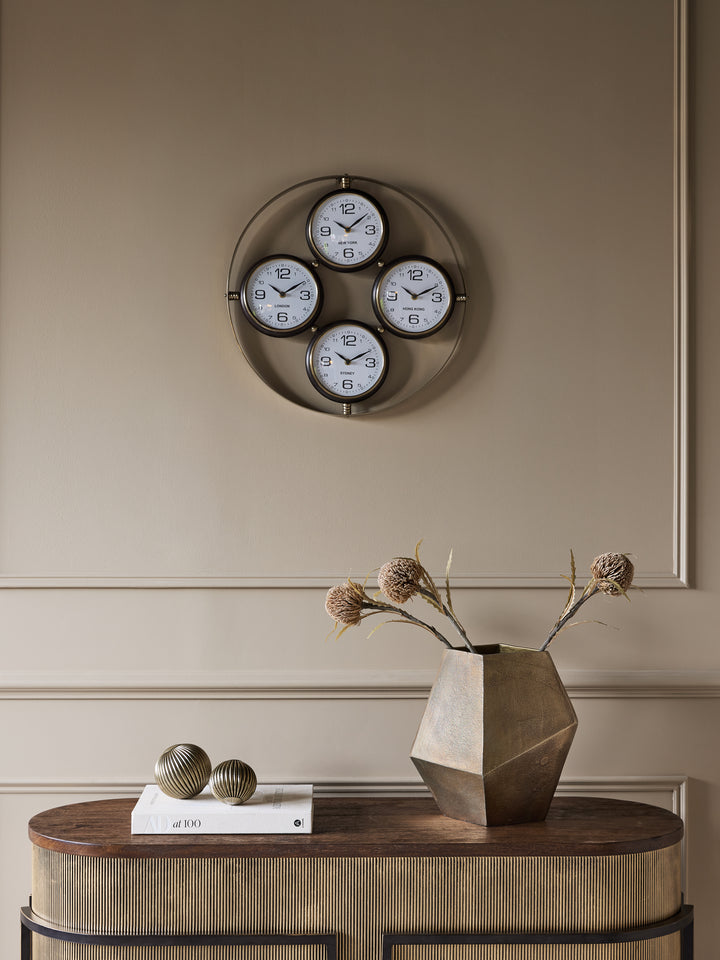 Sterling World City Wall Clock