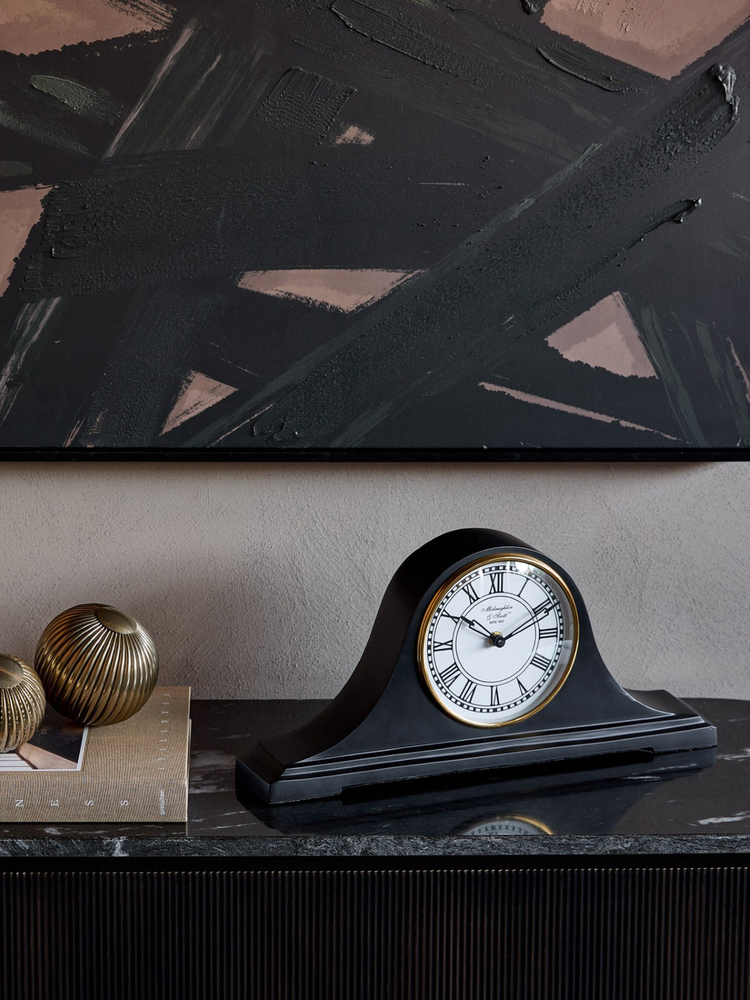 Retro Black Carriage Clock