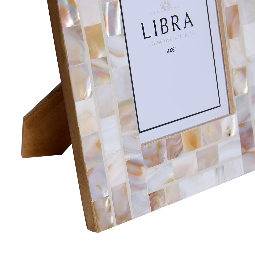 Mosaic Mother of Pearl Photo Frame 4x6