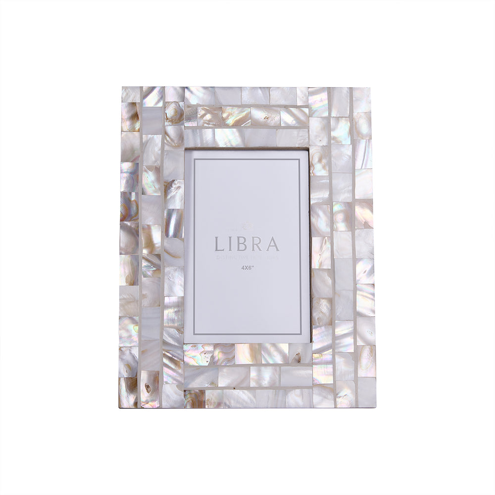 Mosaic Mother of Pearl Photo Frame 4x6