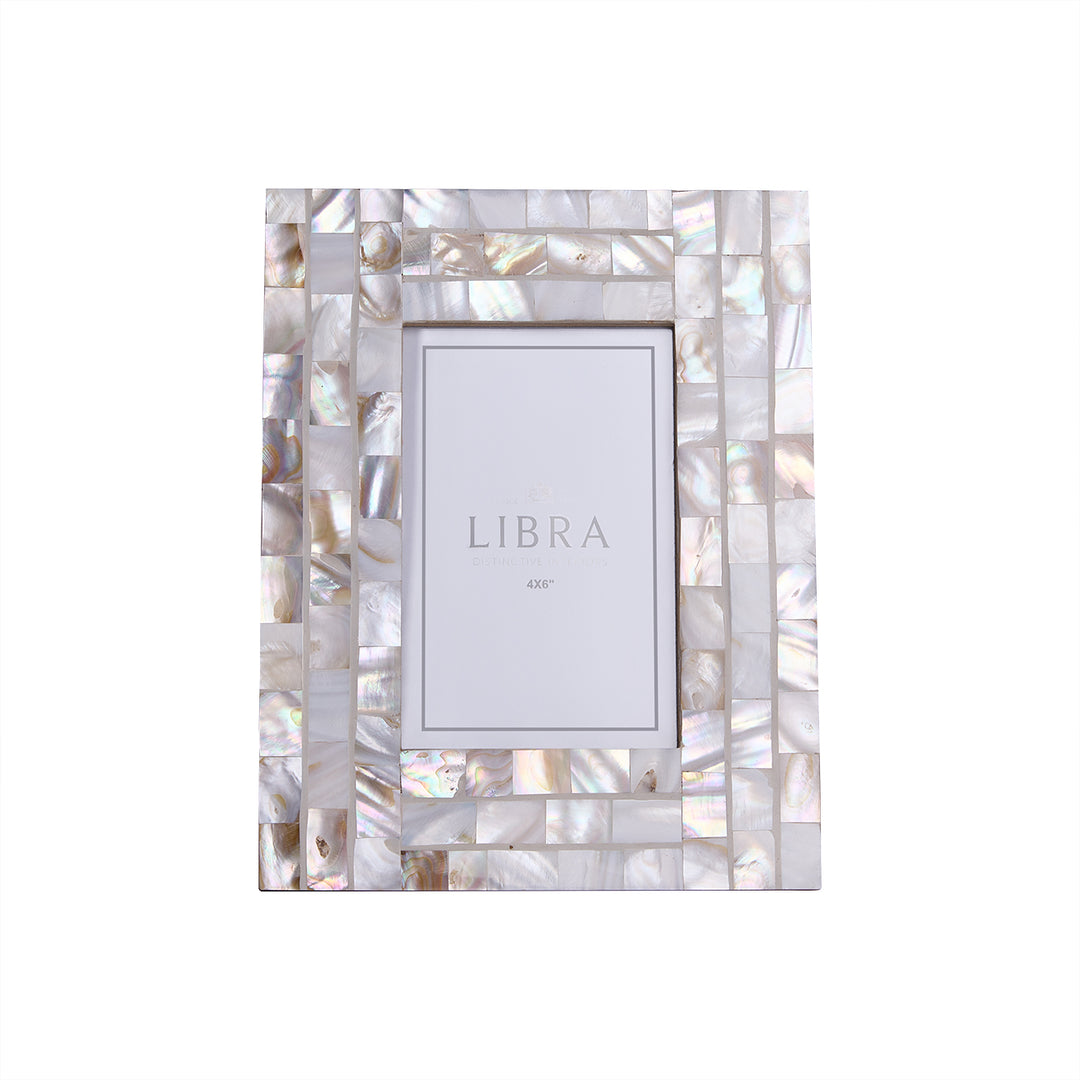 Mosaic Mother of Pearl Photo Frame 4x6