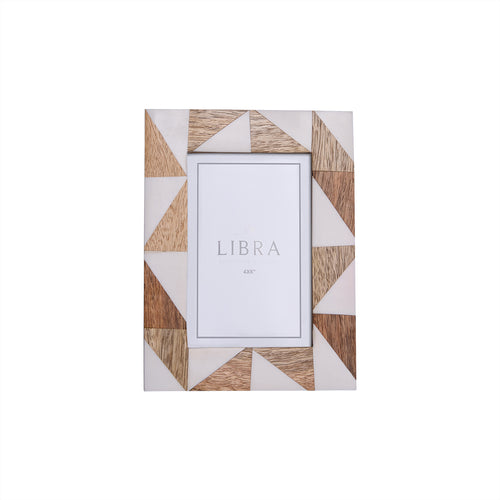 Geometric Resin Photo Frame 5x7