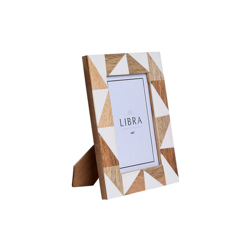 Geometric Resin Photo Frame 5x7