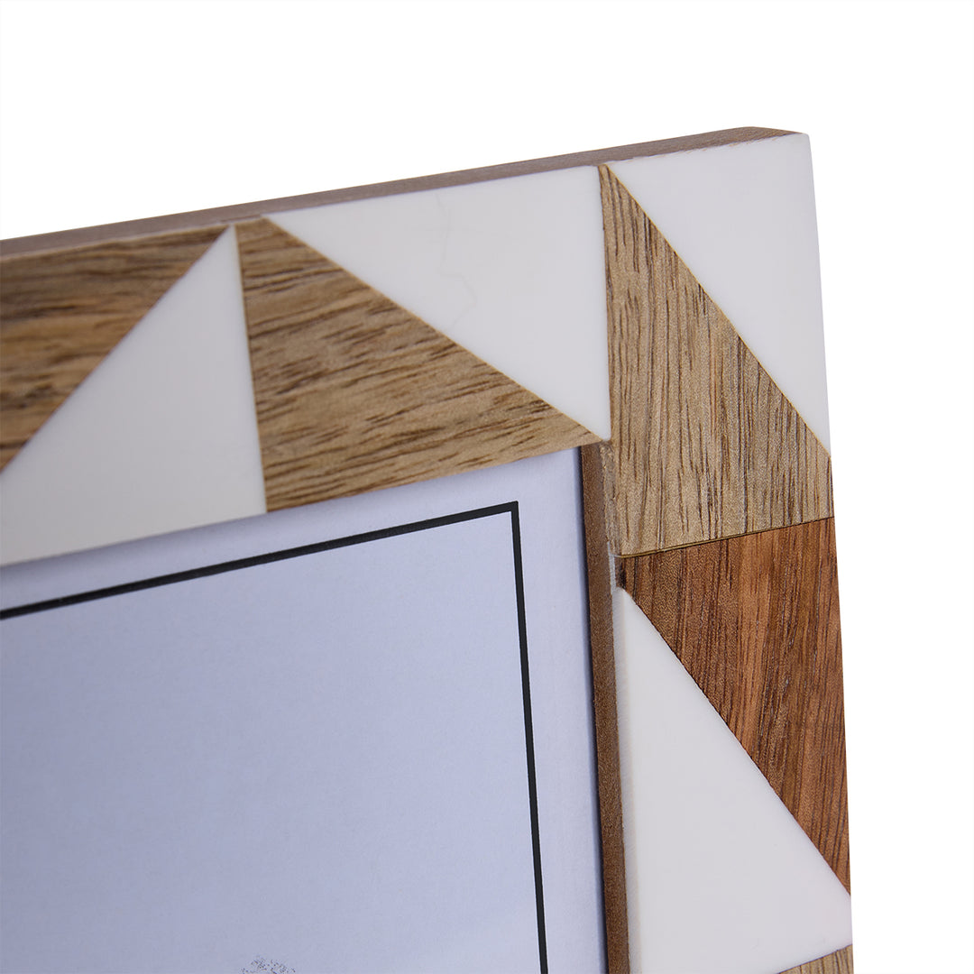 Geometric Resin Photo Frame 4x6