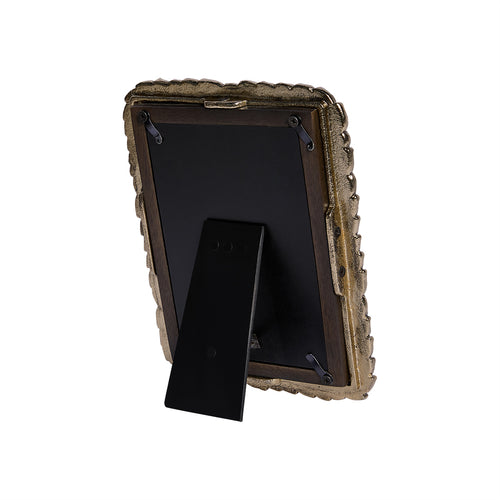 Antiqued Gold Leaf Photo Frame 5x7
