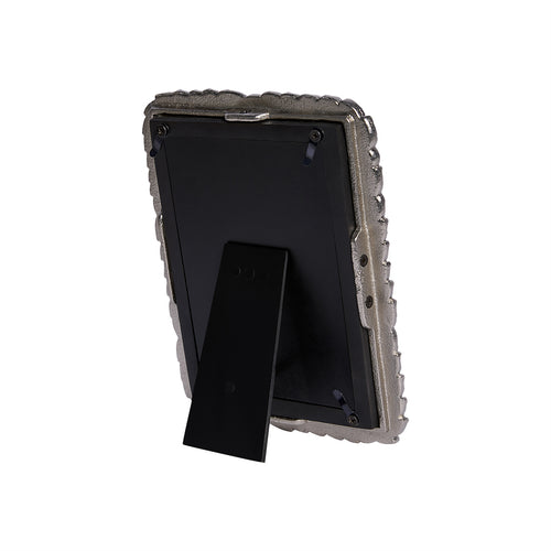 Antiqued Pewter Leaf Photo Frame 5x7
