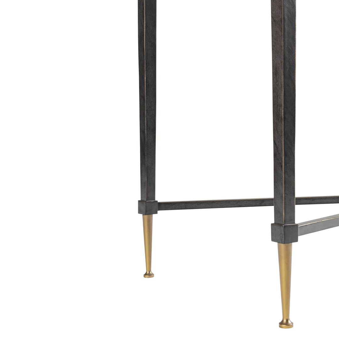 Stella Square Glass Console Side Table