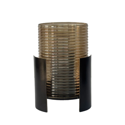 Belvedere Black Ribbed Hurricane S