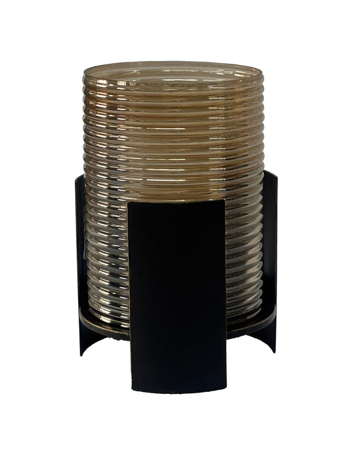 Belvedere Black Ribbed Hurricane S