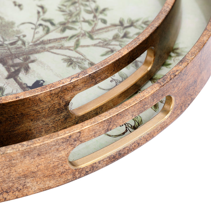 Monkey Jungle Set Of Two Trays