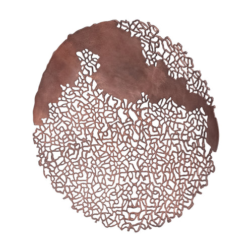 Apo Coral Raw Bronze Wall Plaque