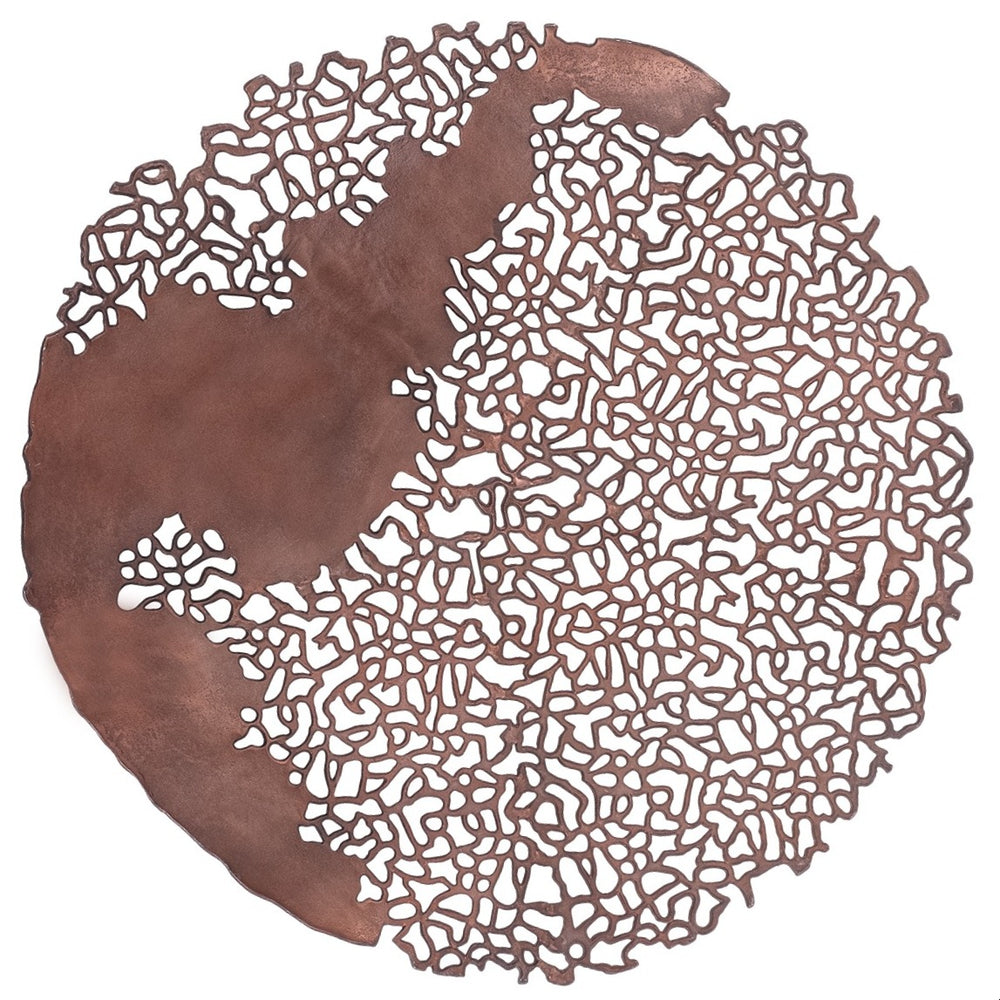 Apo Coral Raw Bronze Wall Plaque