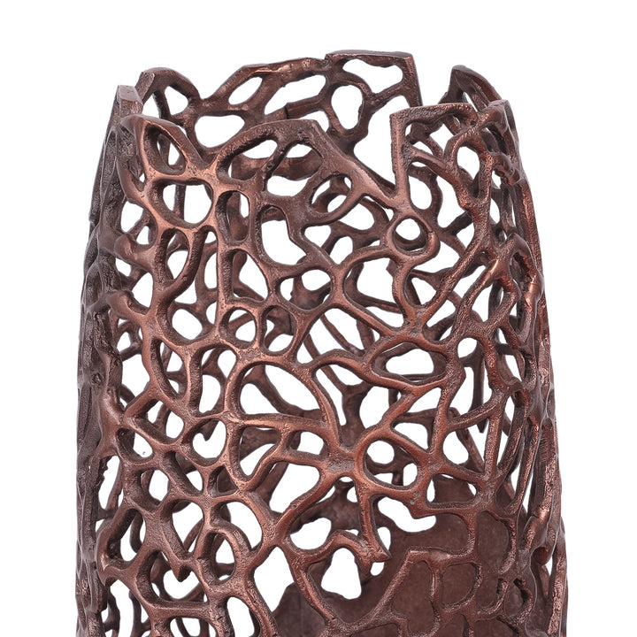 Apo Coral Raw Bronze Small Vase