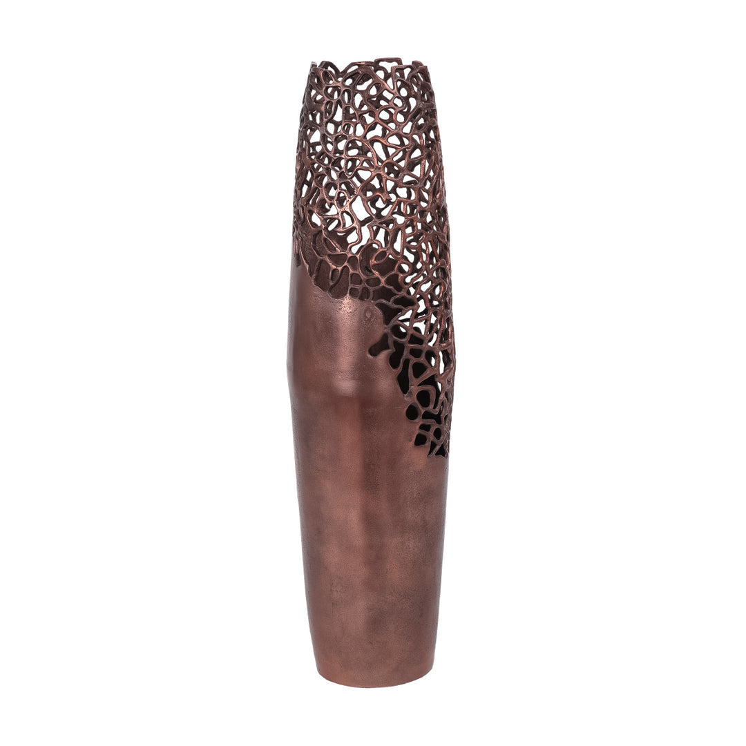 Apo Coral Raw Bronze Small Vase
