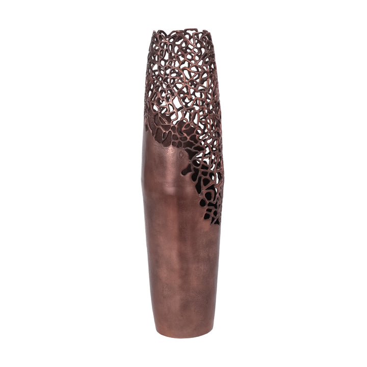 Apo Coral Raw Bronze Small Vase